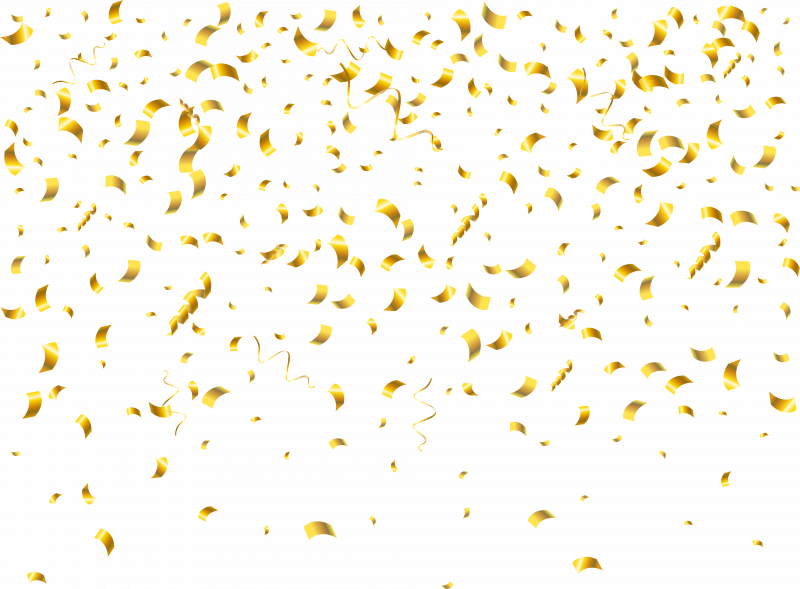 Золотое конфетти