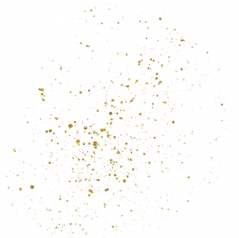 Золотая пыль на белом фоне