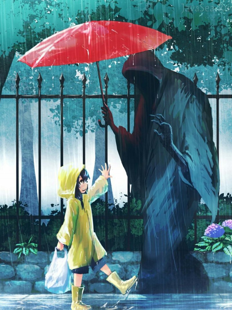 Аниме дождь