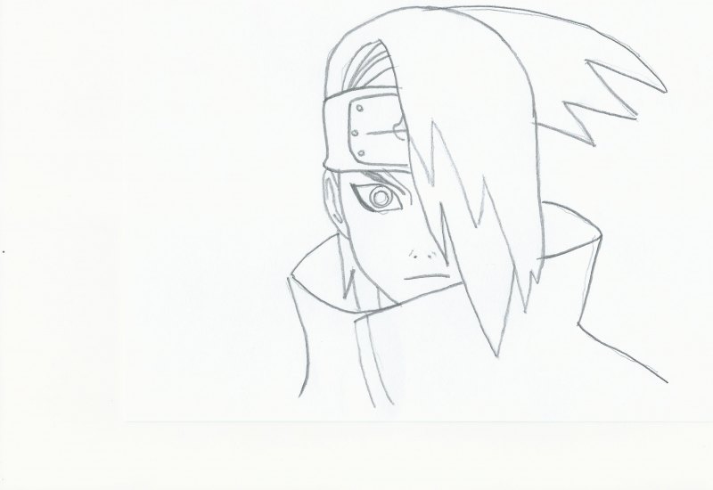 Раскраска Наруто Асума