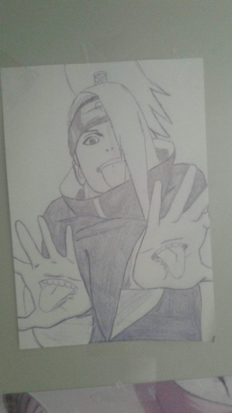 Дейдара Чиби арт