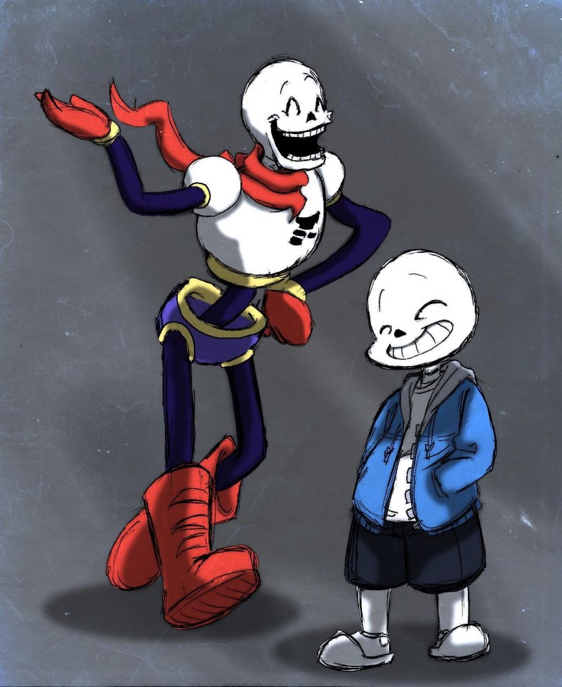 Санс и Папирус братья