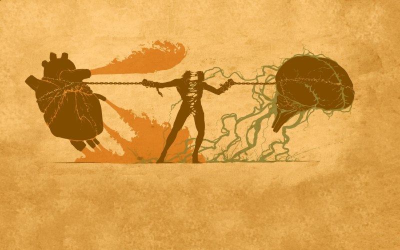 Борьба разума и сердца обои