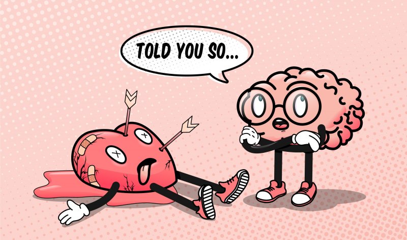 Обои на телефон мозг и сердце