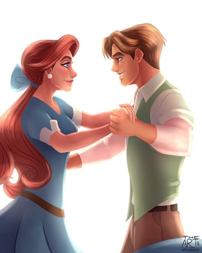 Анастасия и Дмитрий Дисней