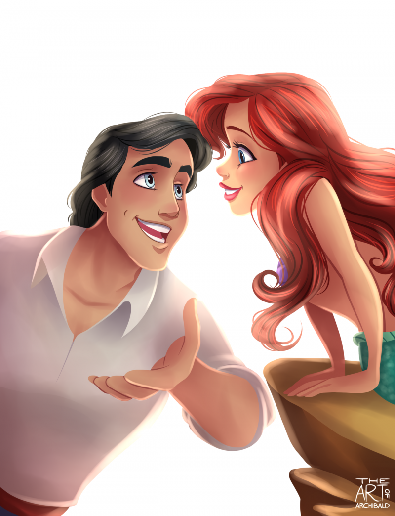 Ариэль парень и Эрик