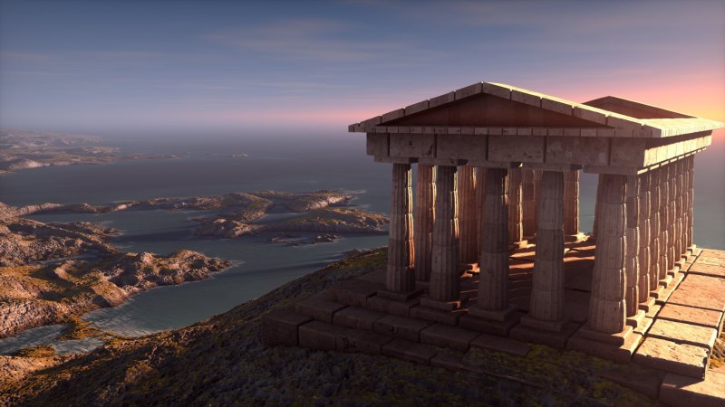 Олимп здание Греция