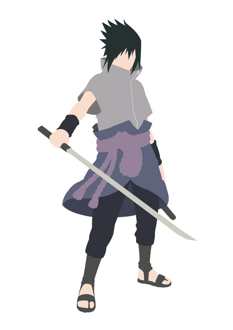 Саске Учиха 16 лет в полный рост