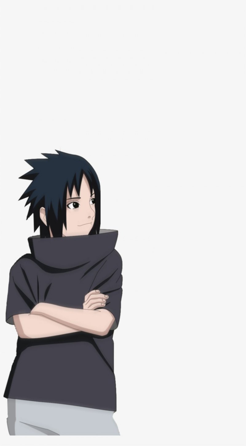 Саске Учиха в детстве в полный рост