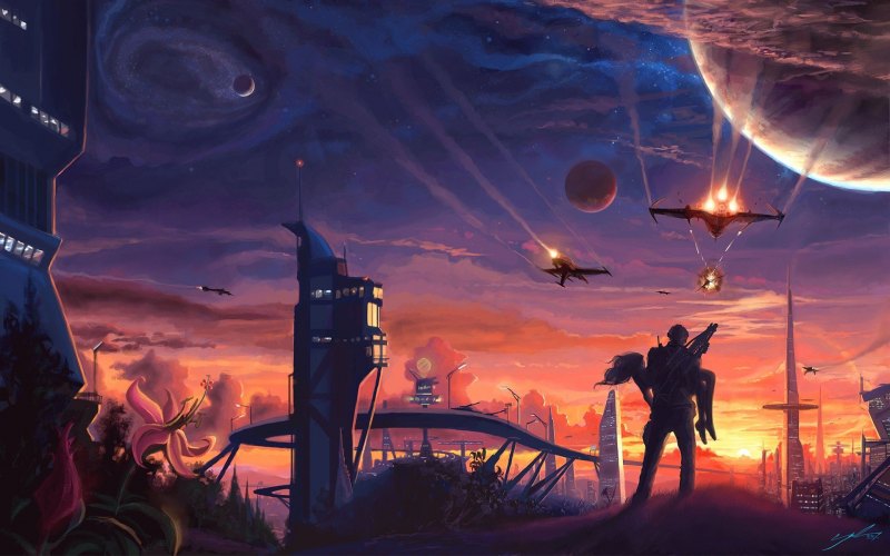 Научно фантастические пейзажи