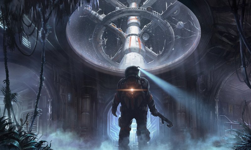 Космическая станция фантастика