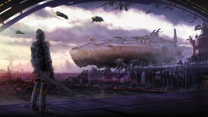 Концепт арт Sci Fi