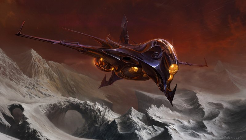 Космический корабль арт