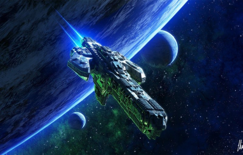 Космический корабль арт