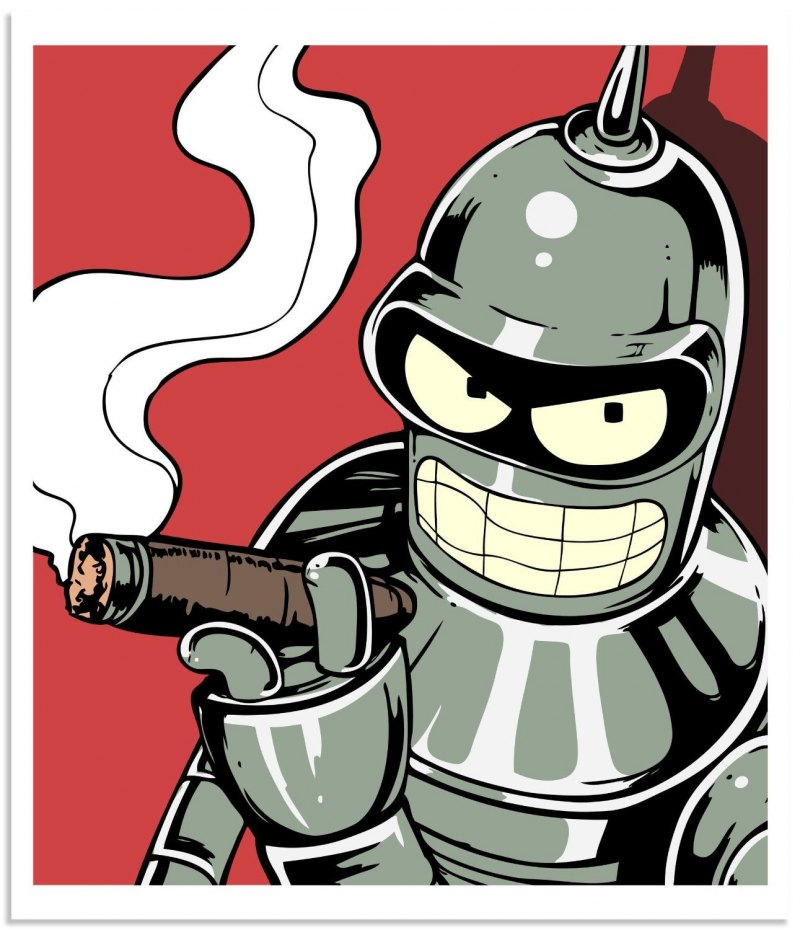 Бендер Футурама пьет