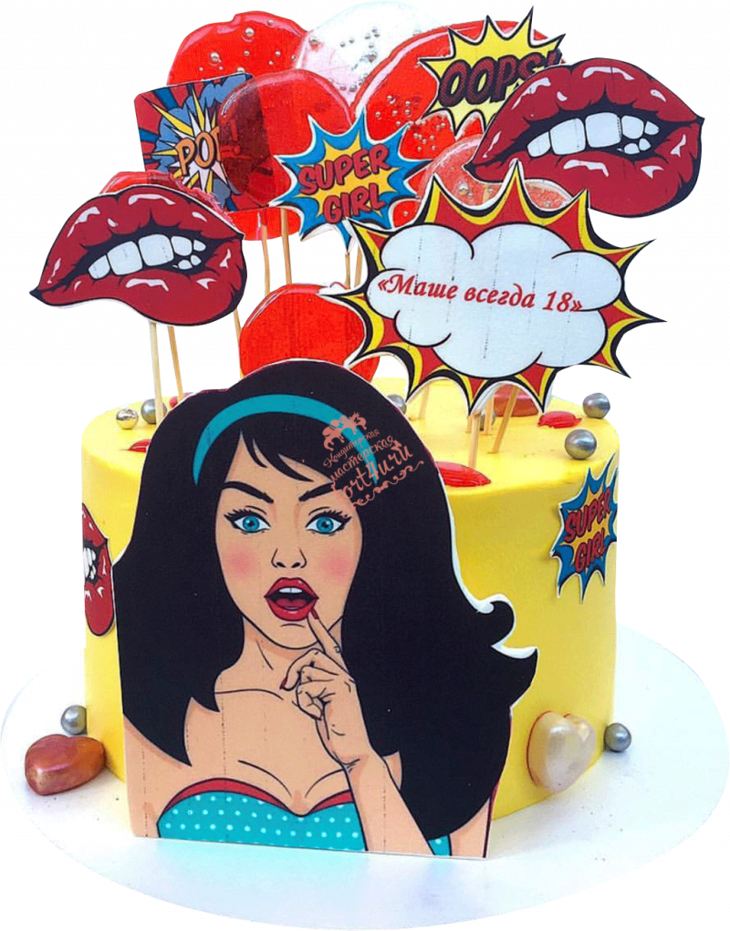 Женщина сладкоежка