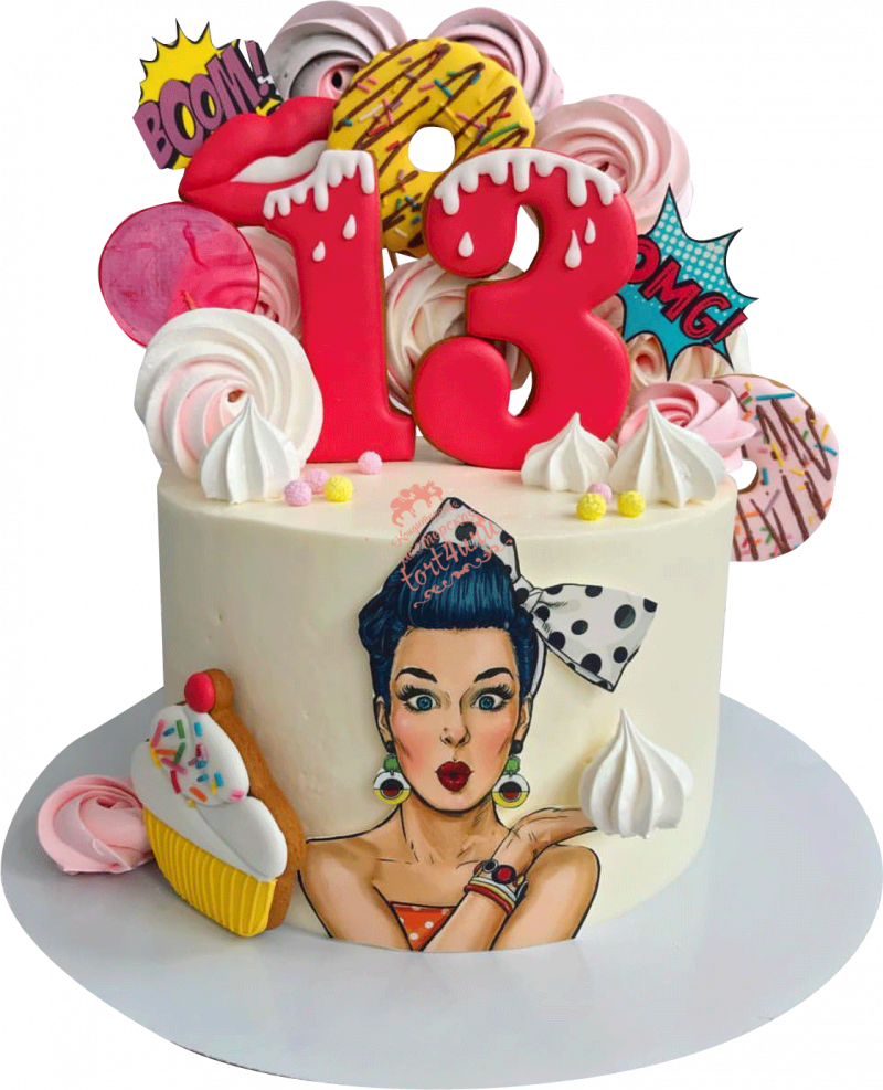 Пин ап торт свадьба