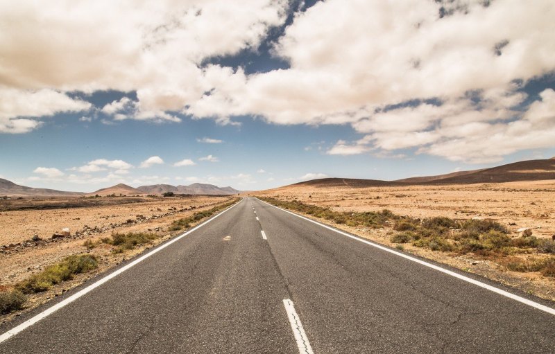 Дорога в перспективе