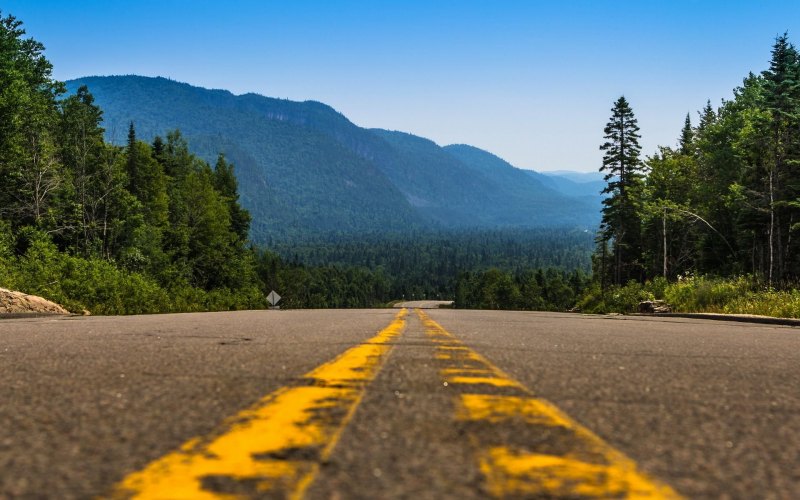 Дорога закат