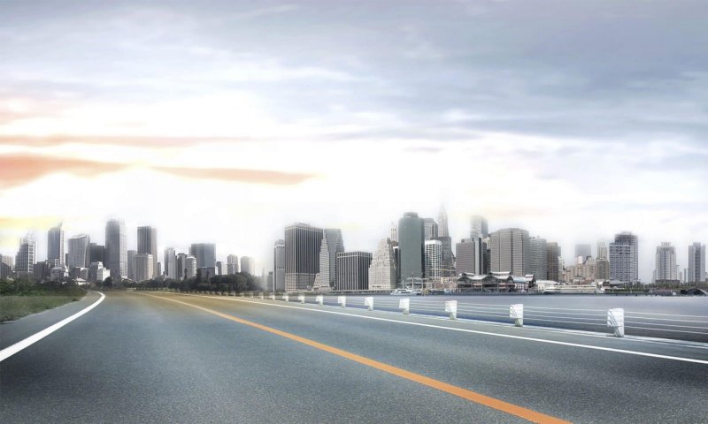 Задний фон дорога солнечно