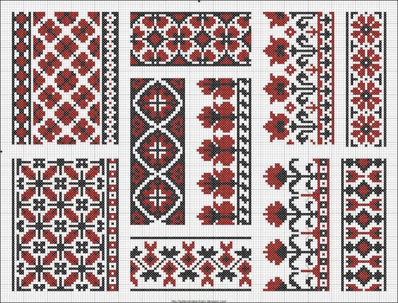 Молдавские национальные узоры