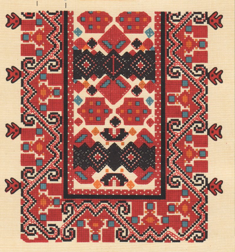 Молдавский ковер рисунок