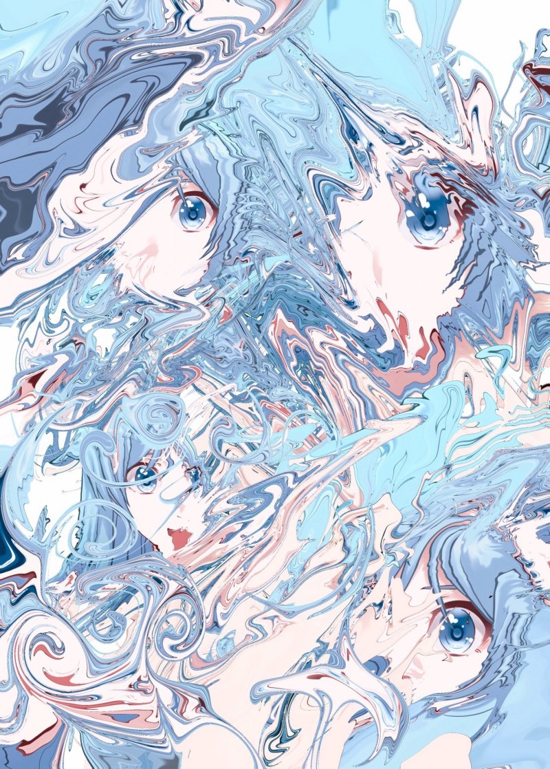 Бирюзовая Эстетика аниме