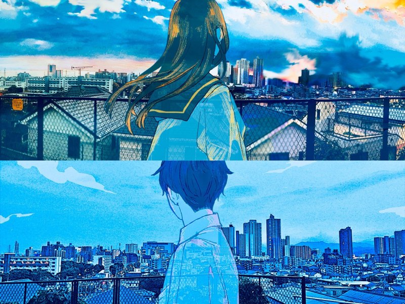 Синяя Эстетика аниме