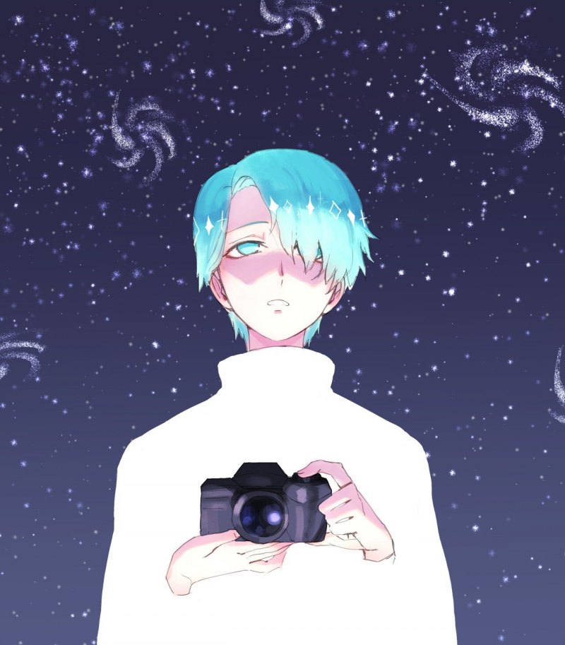 Синяя Эстетика аниме