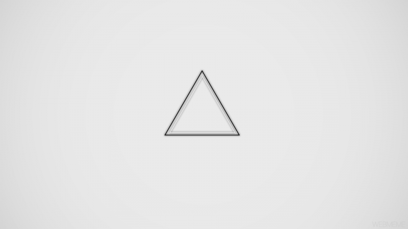 Минимализм треугольник