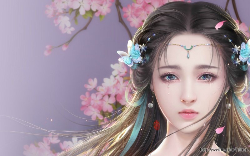 Красивая японка арт