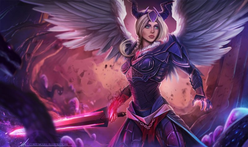 Серафина из League of Legends r34