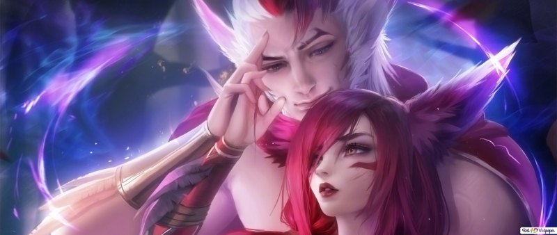Девушка, League of Legends, lol, Ahri, лига легенд,