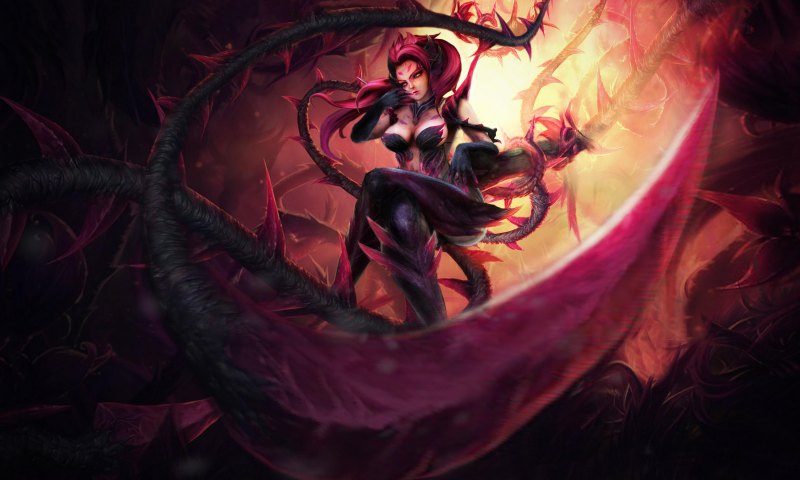 League of Legends концепт Акали