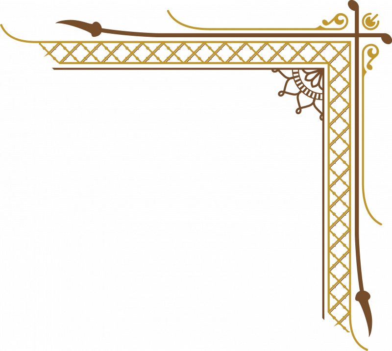 Цветочная рамка уголок