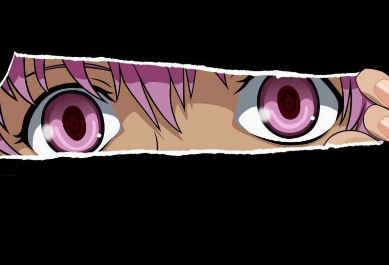 Фотообои аниме черно белые