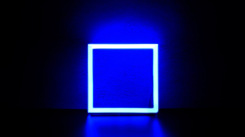 Неоновая рамка для фотошопа