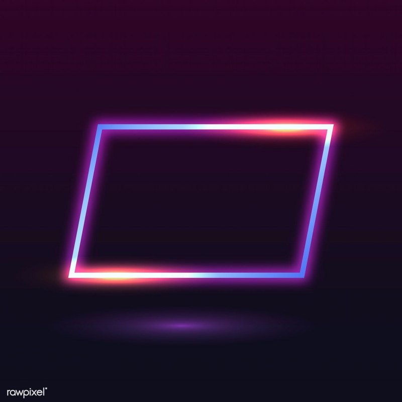 Неоновая рамка