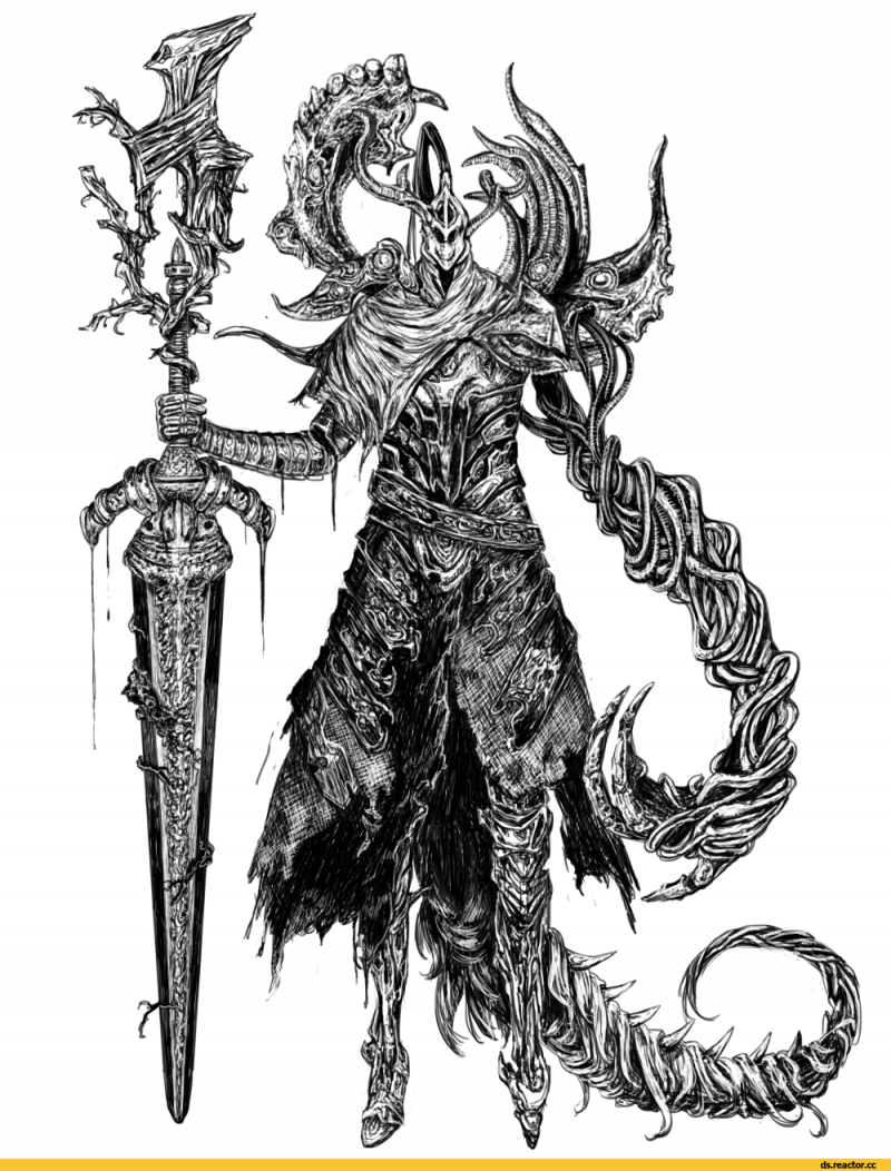 Манус Dark Souls Art
