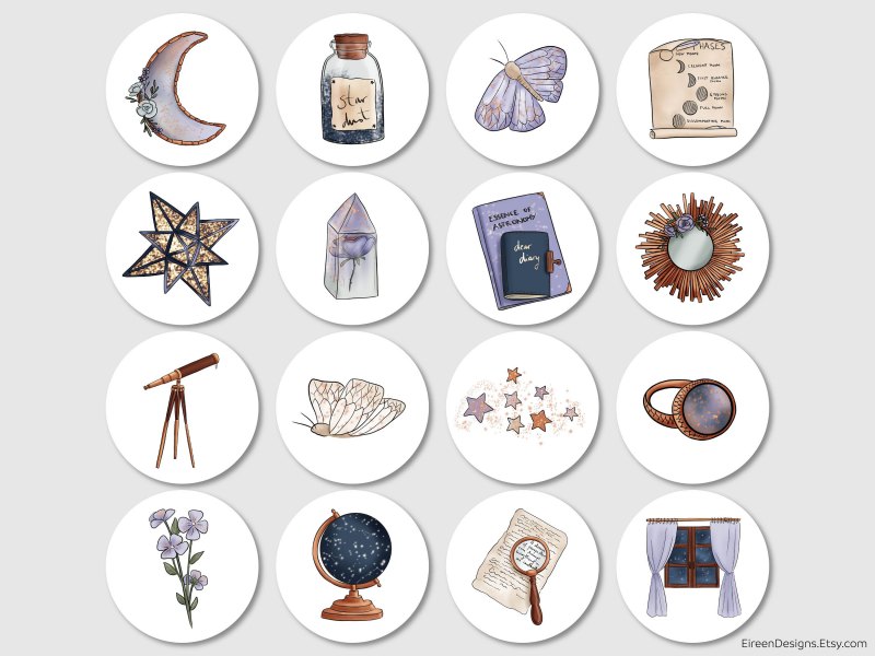 Дизайнерские иконки для Инстаграм