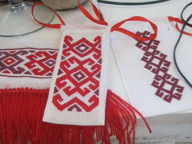 Марийская вышивка орнамент