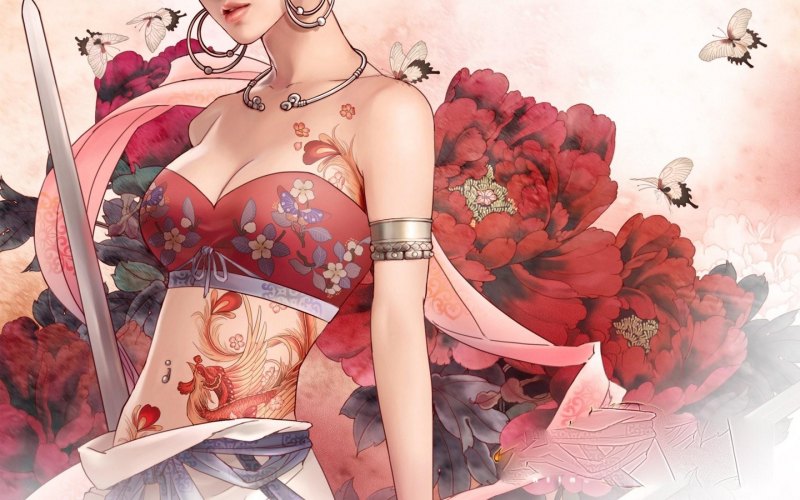 Аниме девушки якудза