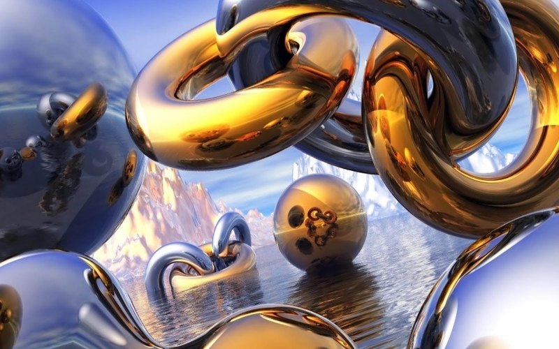 3д заставки