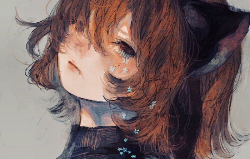 Аниме девушка плачет