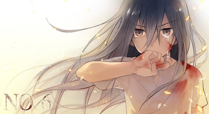 Плачущая девушка аниме