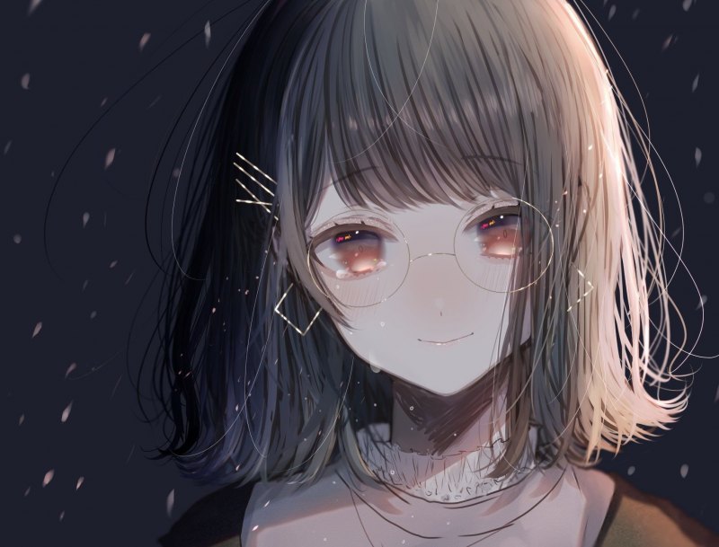 Аниме девушки в слезах