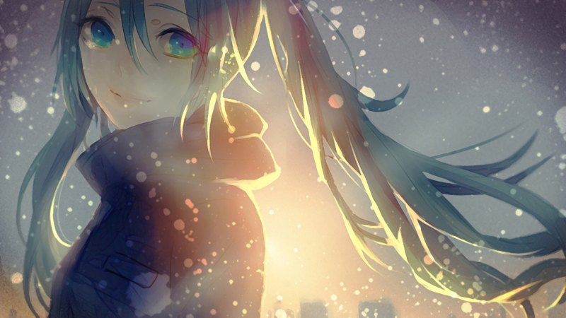 Аниме девочка в слезах