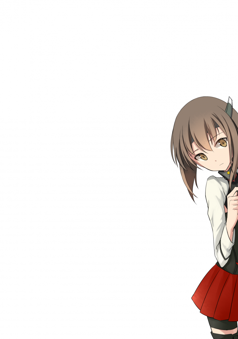 Аниме девочка выглядывает