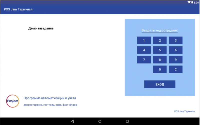 Ввод пароля на IPAD