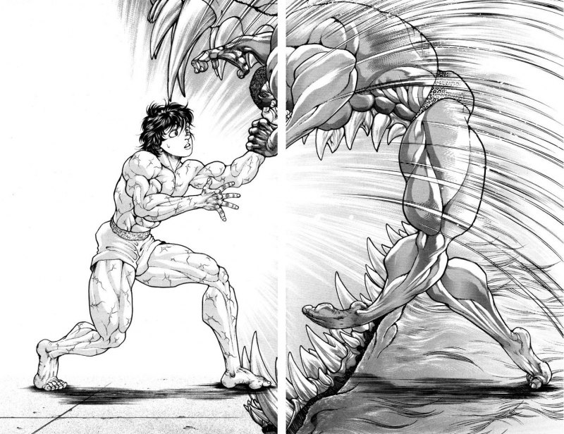 Baki vs Юдзиро Ханма